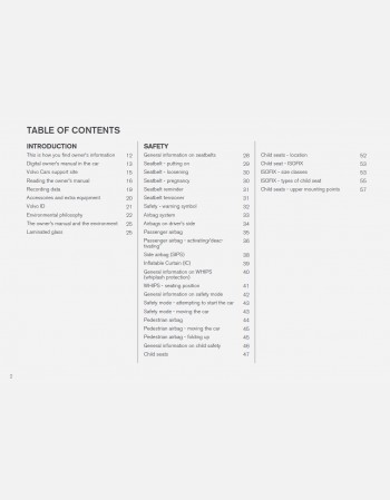 volvo v40 2019 owners manual